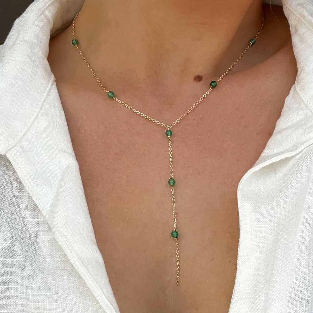 The Green Anemone Necklace